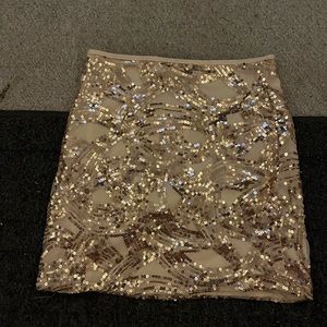 Francesca sparkling mini skirt